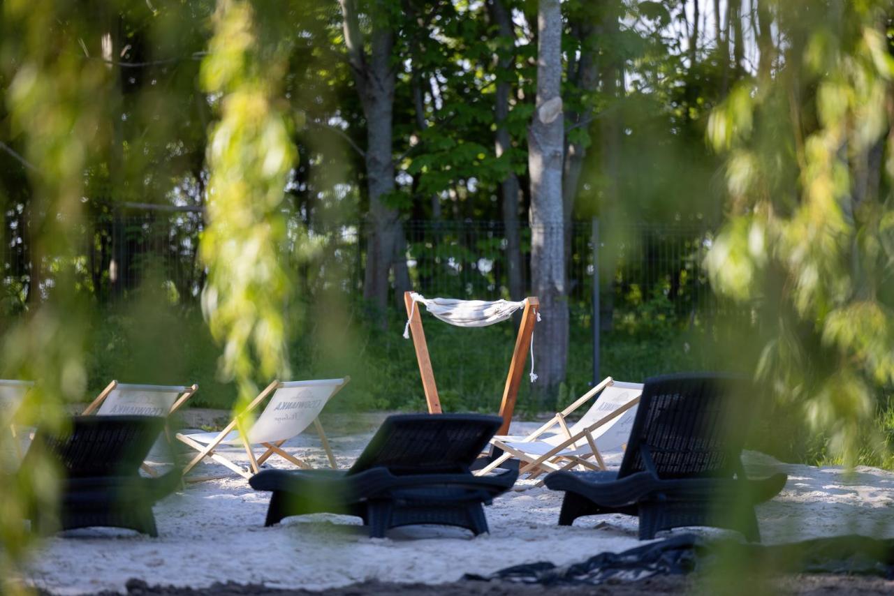 Domki Villa Hoff Resort Trzesacz Bagian luar foto